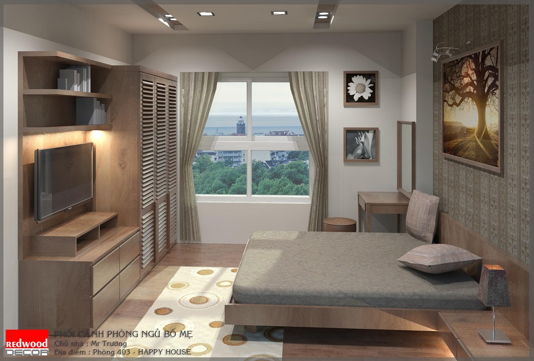 Căn hộ số 03, T11, Happy House Việt Hưng - Phòng ngủ chính